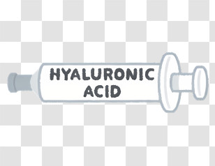 Medical - Hyaluronic Acid Syringe Drawing Transparent PNG