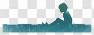 Child - Child Silhouette Sitting Transparent PNG