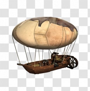 Aircraft Airship Blimp Steampunk - Aerostat Transparent PNG