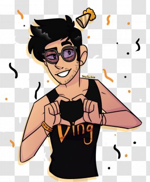Markiplier YouTuber Drawing Fan Art - Heart - Birthday Kid Transparent PNG
