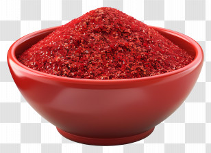 Red Chilli Powder - Bowl Of Red Spice Transparent PNG