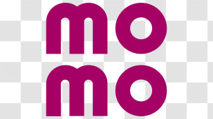 Momo Logo - MoMo Purple Logo Transparent PNG
