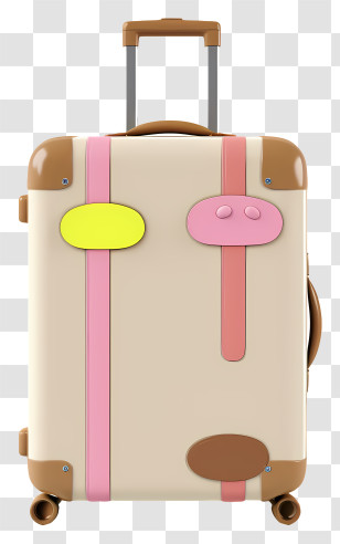 Suitcase - Colorful Suitcase For Travel Transparent PNG