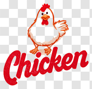Chicken Logo - Cute Chicken Logo Transparent PNG