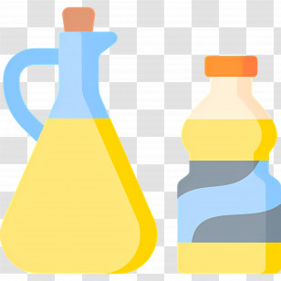 Cooking Oil - Oil And Vinegar Bottles For Kitchen Use Transparent PNG