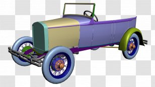 Vintage Car Motor Vehicle Antique - Hot Rod - Pickup Truck Transparent PNG