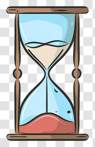 Hourglass - Hourglass Timer Illustration With Sand Movement Transparent PNG