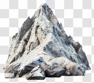 Rocky Mountain - Majestic Mountain With Snowy Peaks Transparent PNG