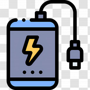 Power Bank - Portable Power Bank Icon Transparent PNG