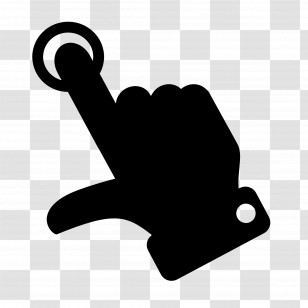 Hand Gesture - Hand Clicking Icon Transparent PNG