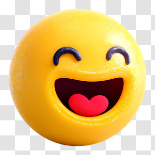 Joy Emoji - Yellow Laughing Emoji Transparent PNG