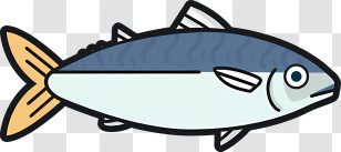 Icon - Blue And Yellow Fish Cartoon Illustration Transparent PNG