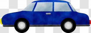 Watercolor Vintage - Model Car - Hatchback Rim Transparent PNG
