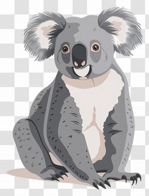 Koala - Cute Koala Illustration Transparent PNG