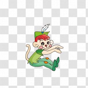 Dog Cartoon Monkey - Animal - Green Means Transparent PNG