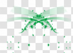 Butterfly Green Download - Star Line Transparent PNG