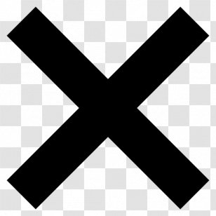 Sign Symbol X Mark Check Christian Cross - Multiplication Transparent PNG