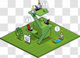 Pixel Art Information Popular Science Magazine - Berger Infographic Transparent PNG