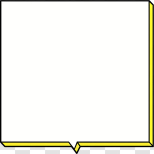 Text Box
 - Yellow Rectangular Speech Bubble Illustration Transparent PNG
