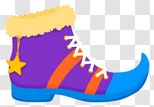 Elf Shoe - Colorful Elf Shoe Transparent PNG