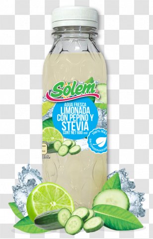 Lemon-lime Drink Lemonade Aguas Frescas Stevia - Lime Transparent PNG