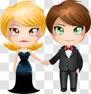 Formal Wear Evening Gown Royalty-free Clip Art - Heart - Men And Women Dress Transparent PNG