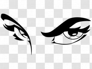 Eye Color Clip Art - Black And White Transparent PNG