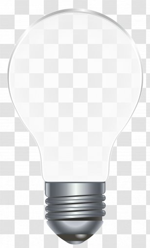 Incandescent Light Bulb Tungsten - Lamp - Vector Transparent PNG