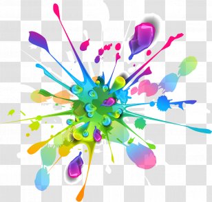 Splash Color Paint Transparent PNG