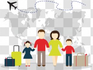 Clip Art Immigration Openclipart Human Migration Illustration - Sharing - Citizenship Poster Transparent PNG