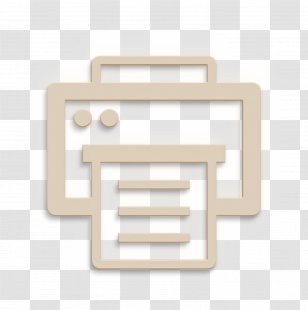Office Icon Paper Print - Rectangle - Symbol Logo Transparent PNG