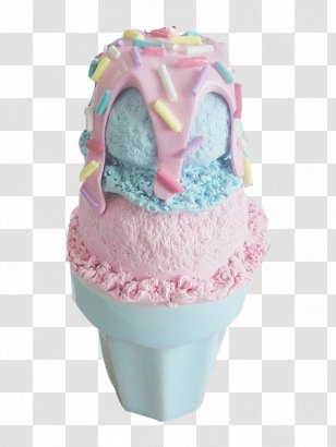 Ice Cream Cone Doughnut Cotton Candy Transparent PNG