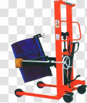 Drum Handler Hydraulics Stacker Manufacturing - Handling Fork Lift Truck Transparent PNG
