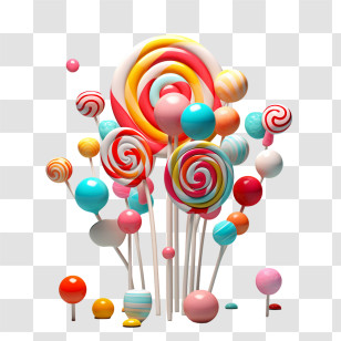 National Lollipop Day
 - Colorful Lollipop Candy Display Transparent PNG