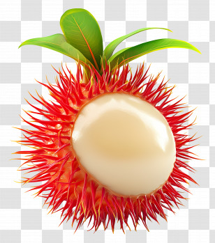 Rambutan Fruit - Exotic Rambutan Fruit Transparent PNG