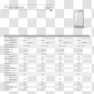 Product Design Font Line - Diagram - Glass Display Panels Transparent PNG