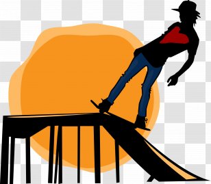 Skateboarding Birthday Skatepark Clip Art - Anniversary - Skater Transparent PNG