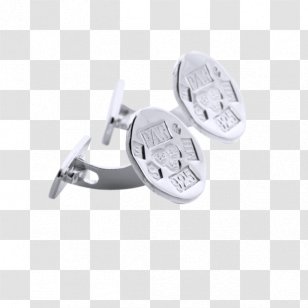 Cufflink Jewellery Silver Transparent PNG