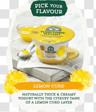 Lemon Fruit Curd Dairy Products Flavor Yoghurt - Yoplait Transparent PNG