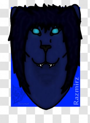 Mouth Snout Font - Electric Blue - Top Secret Mission Afganistan Transparent PNG