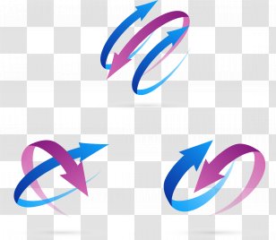 Arrow Logo Curve Spiral - Dynamic Transparent PNG