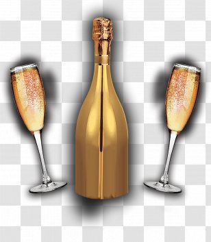White Wine Champagne Glass Prosecco - Bottle - Tumblers Transparent PNG