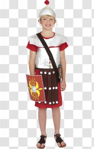 Costume Party Ancient Rome Child Boy - Shoulder - Roman Soldier Transparent PNG