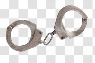 Handcuffs Stock Photography Poster - Silver Metal Transparent PNG