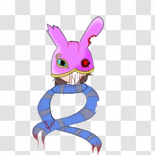 Easter Bunny Purple Clip Art - Vertebrate - Hu Cat Transparent PNG