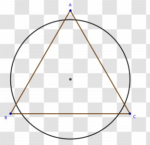 Equilateral Triangle Circle Pi Perimeter - Triangulo Transparent PNG