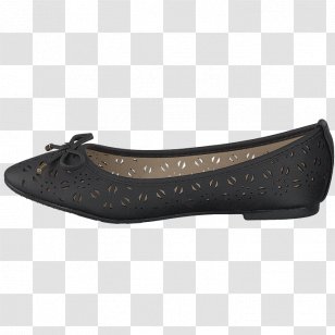 Ballet Flat Shoe Black Woman ECCO Transparent PNG