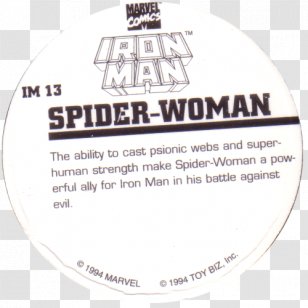 Spider-Woman Iron Man Spider-Man Marvel Comics Toy Biz - Entertainment - Spider Woman Transparent PNG