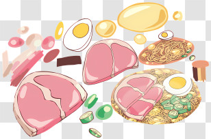 Studio Ghibli - Assorted Food Ingredients For Cooking Transparent PNG