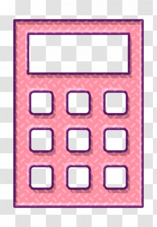 Business Icon Calculator Device - Office Equipment Digital Transparent PNG